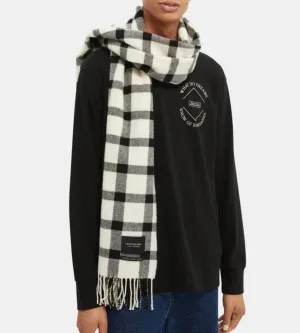 SAS FRINGED WOOL SCARF