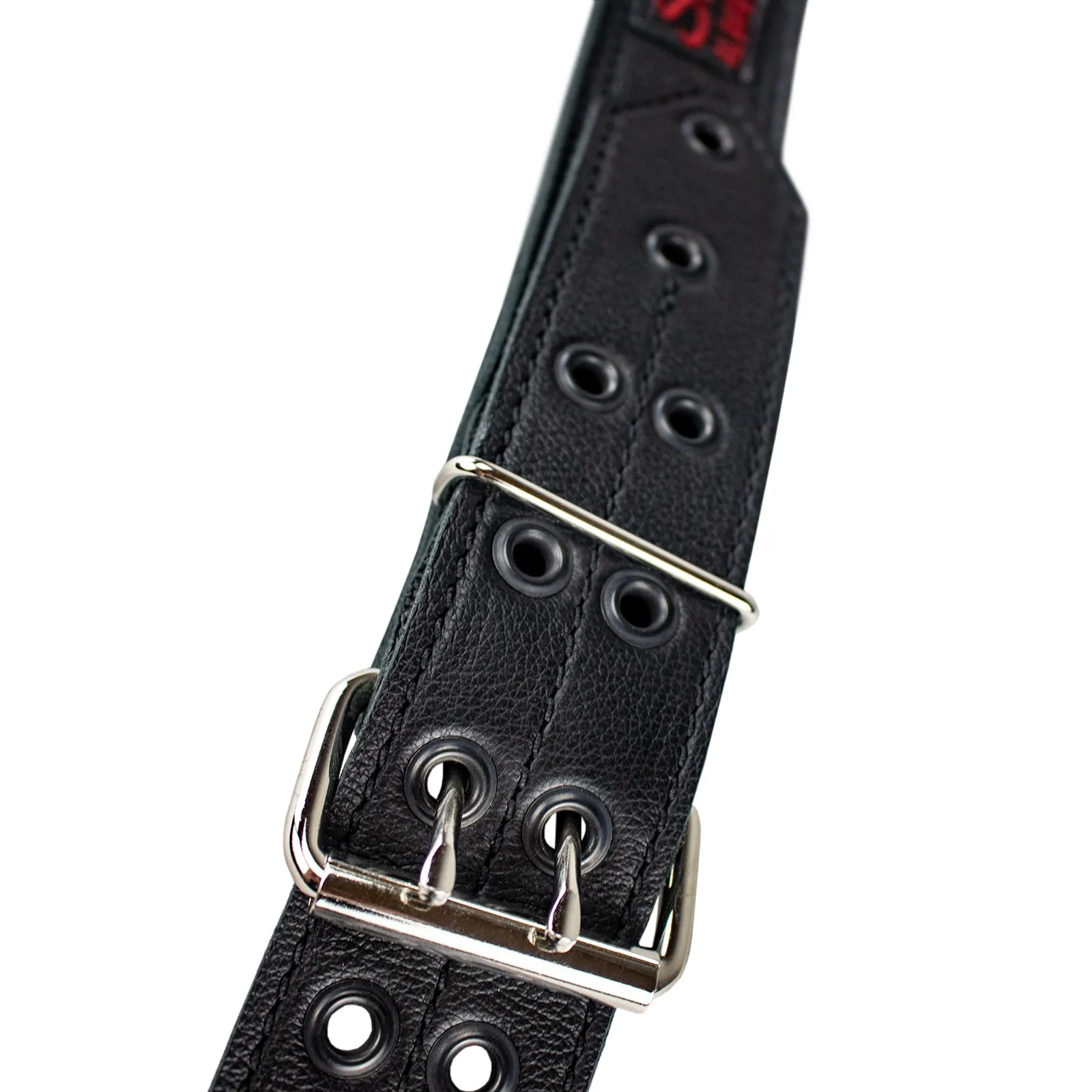Sawtooth Midnight Armour 2” Wide Leather Guitar Strap Hand Crafted in the U.S.A.