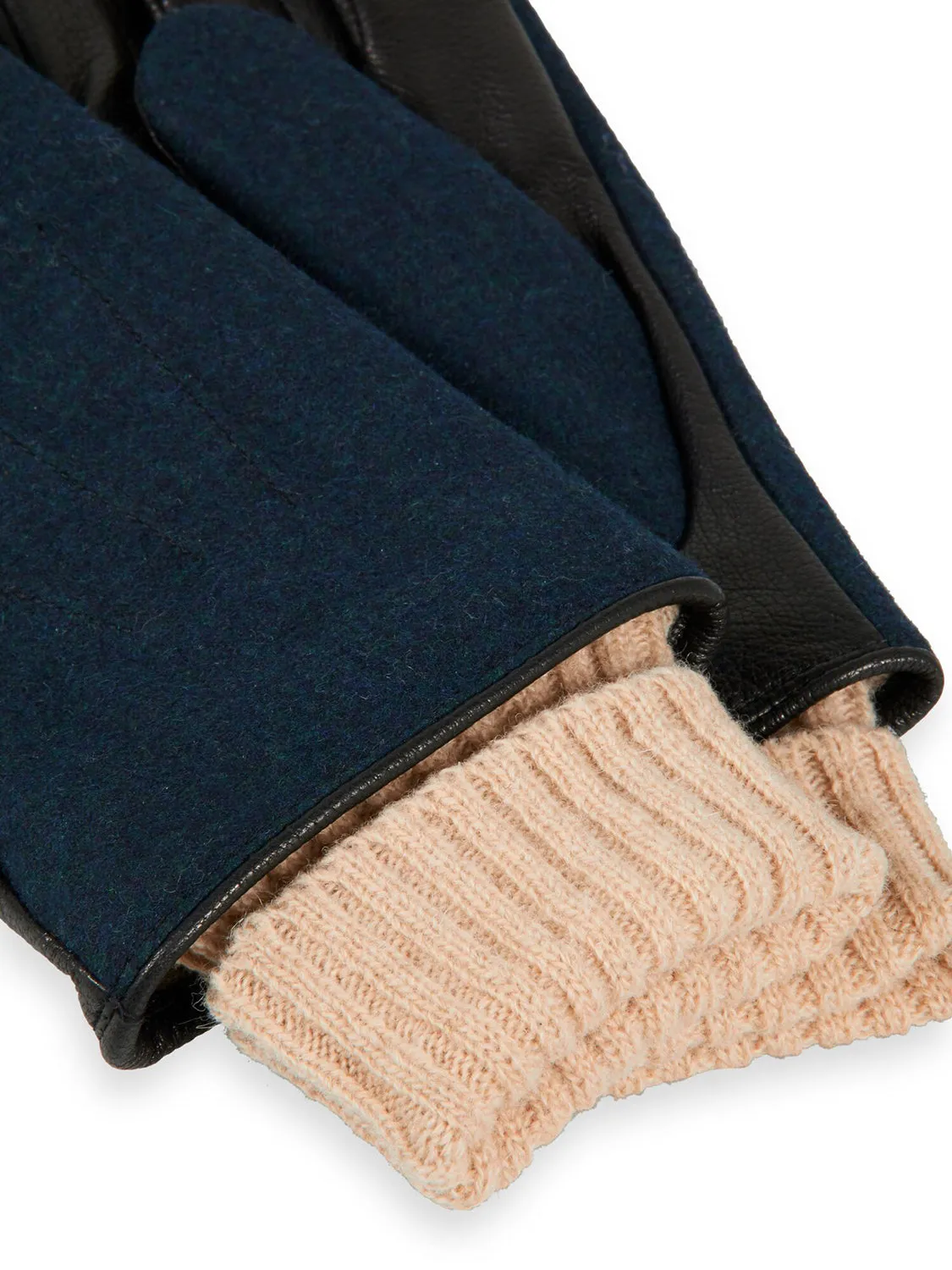 SCOTCH & SODA LEATHER / WOOL GLOVES SAS169460
