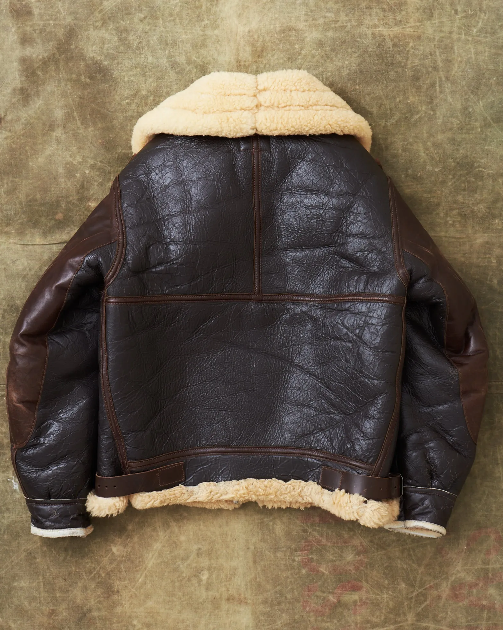 Second Hand Eastman Leather B-3 Flight Jacket Size 38