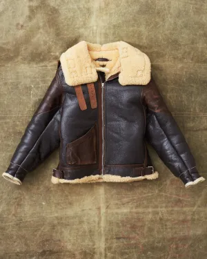 Second Hand Eastman Leather B-3 Flight Jacket Size 38