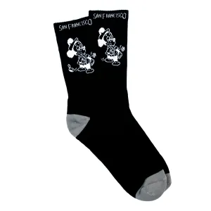 SEEIN THE SIGHTS SOCK - BLACK
