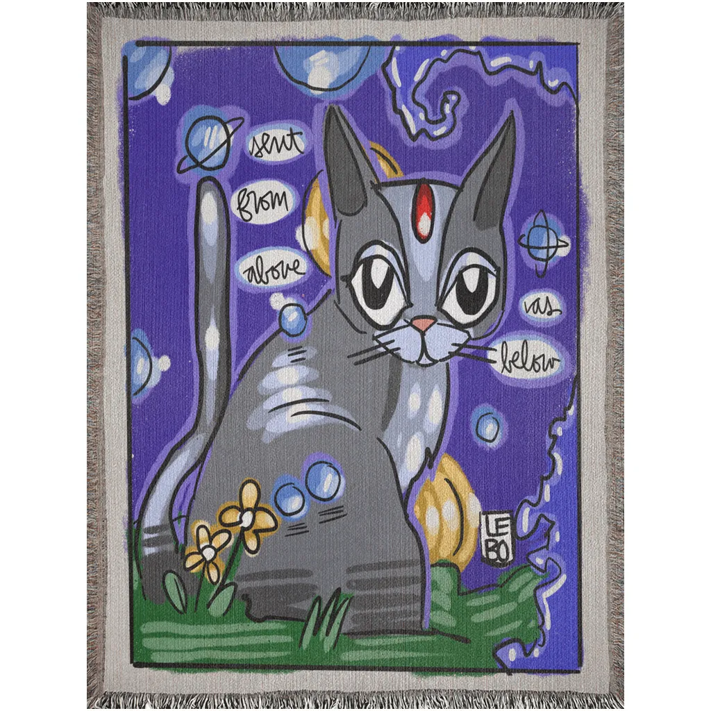 Sent from Above as Below  - Lebo Woven Blanket