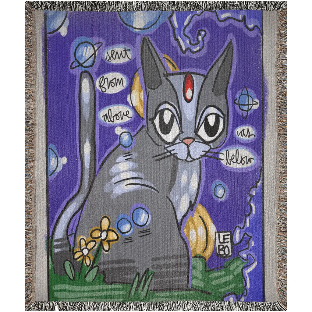 Sent from Above as Below  - Lebo Woven Blanket