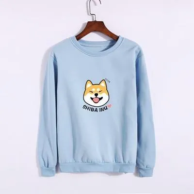 'SHIBA' Fleeced Sweatshirt