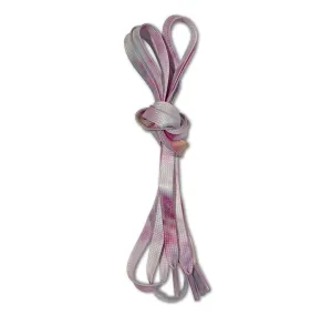 SHOE LACES - vintage pink tie dye