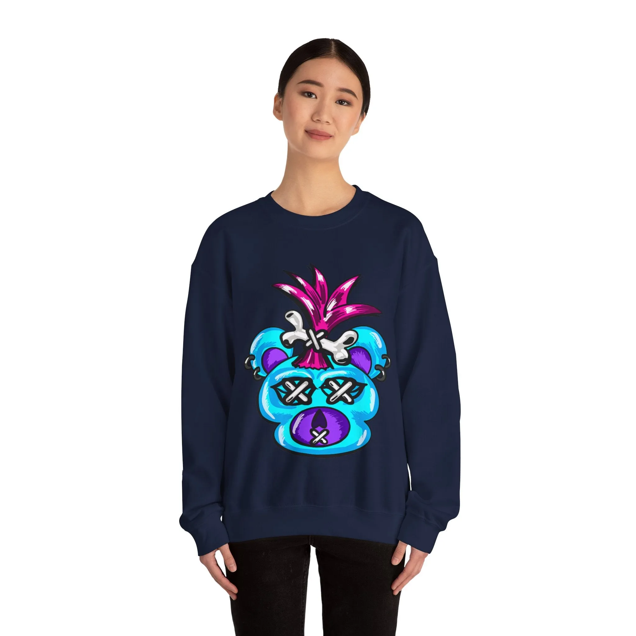 Shrunken Head Teddy Bear Sweatshirt