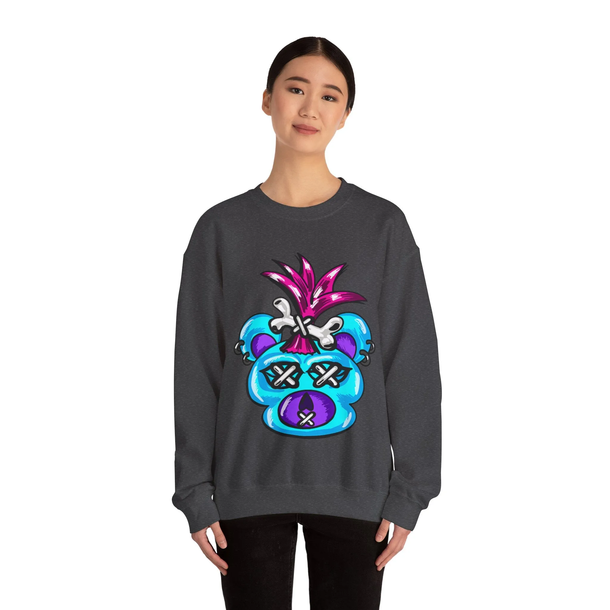 Shrunken Head Teddy Bear Sweatshirt