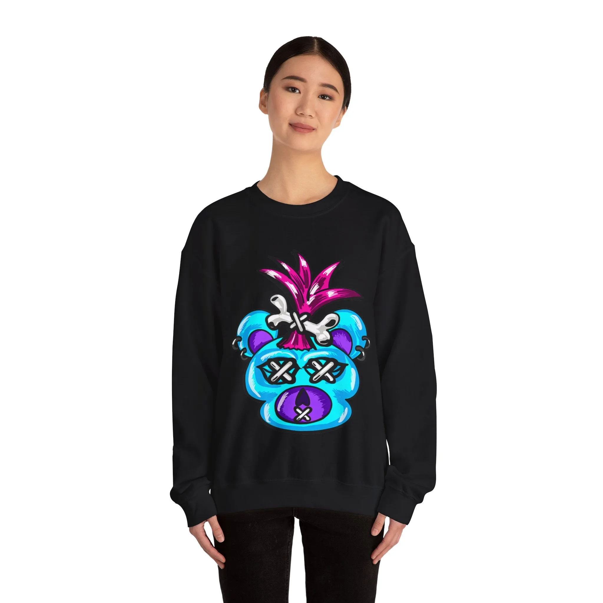 Shrunken Head Teddy Bear Sweatshirt
