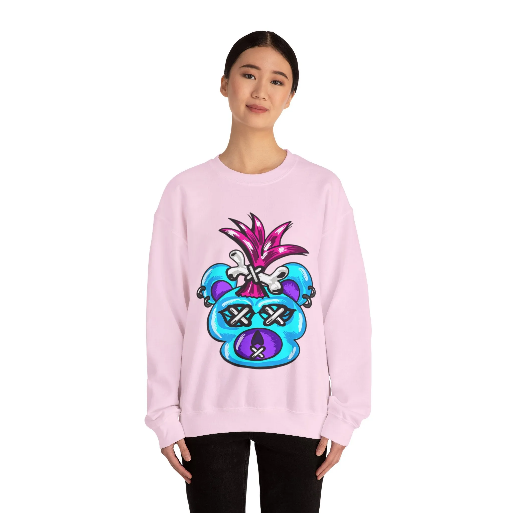 Shrunken Head Teddy Bear Sweatshirt
