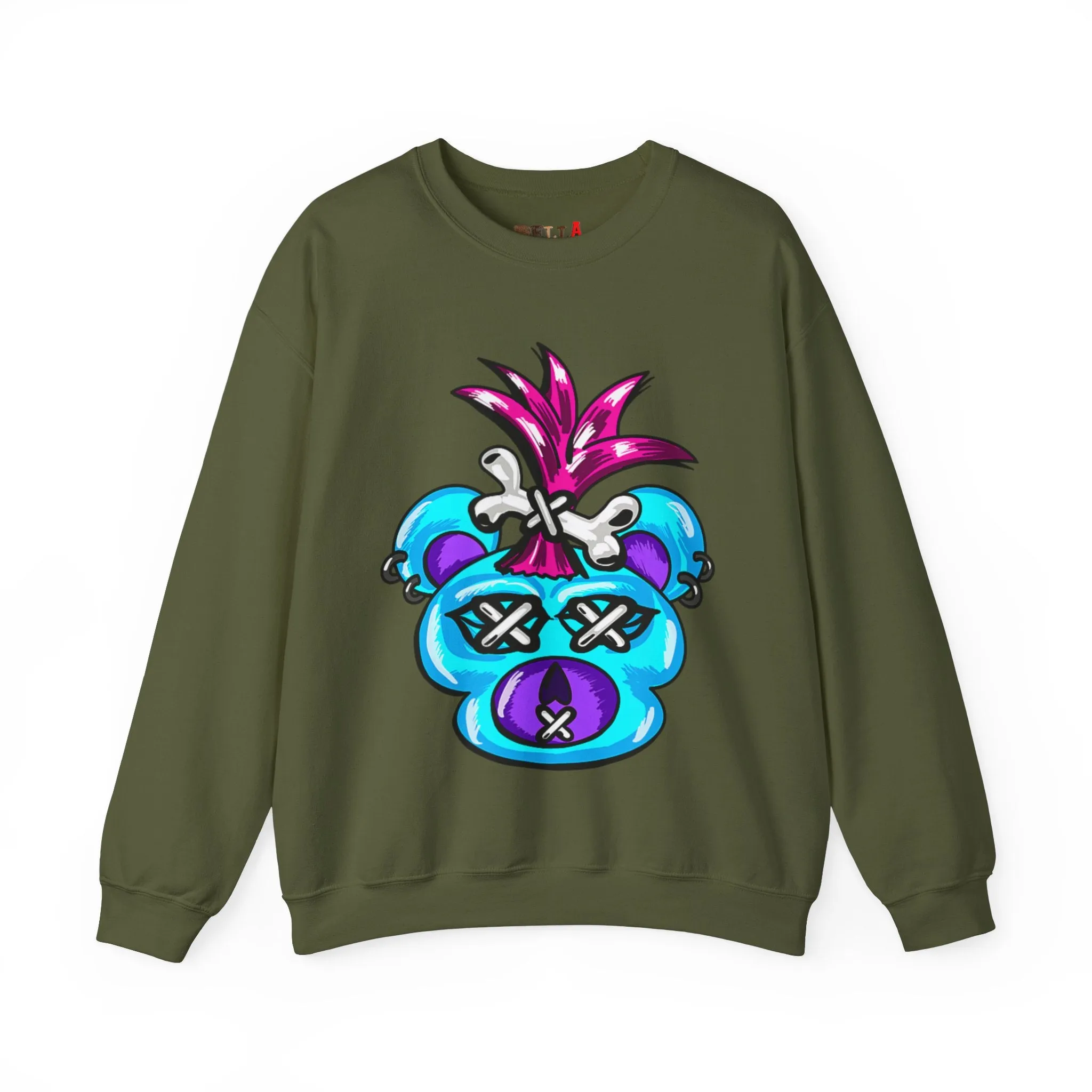 Shrunken Head Teddy Bear Sweatshirt