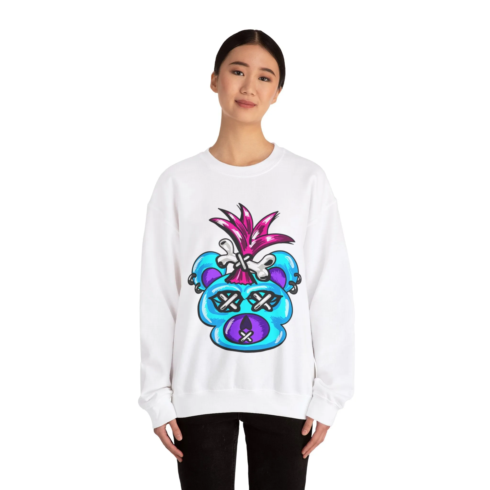 Shrunken Head Teddy Bear Sweatshirt