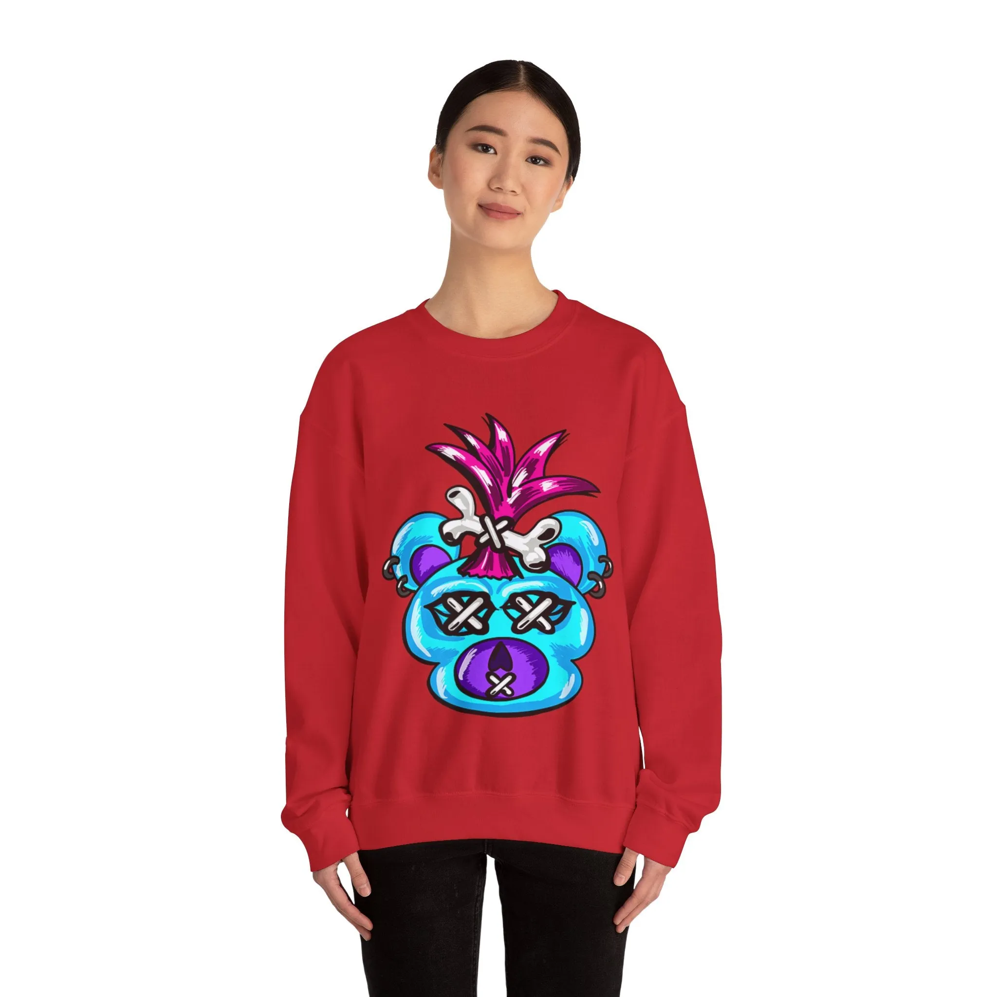 Shrunken Head Teddy Bear Sweatshirt