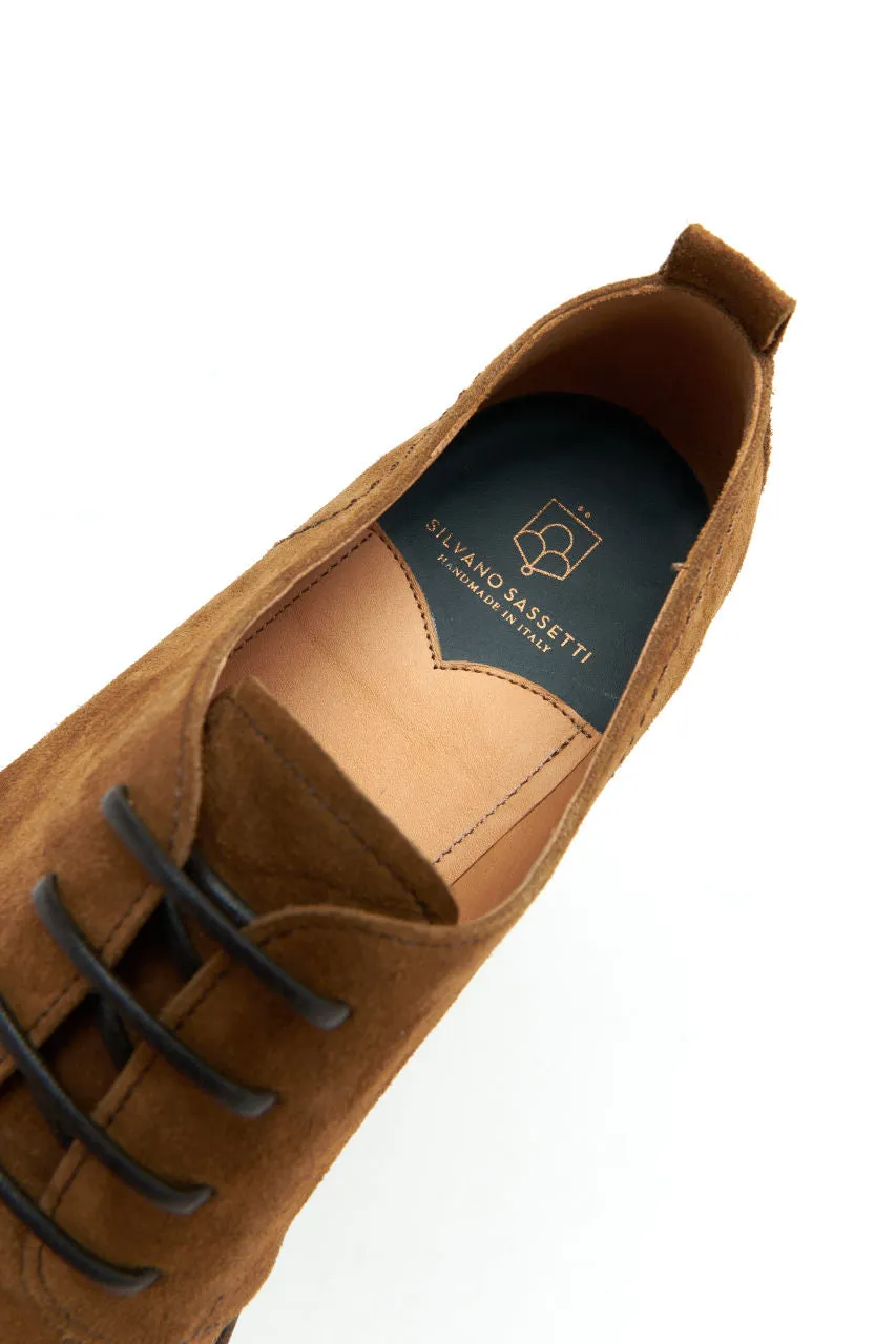 Silvano Sassetti Derby Suede Cacao