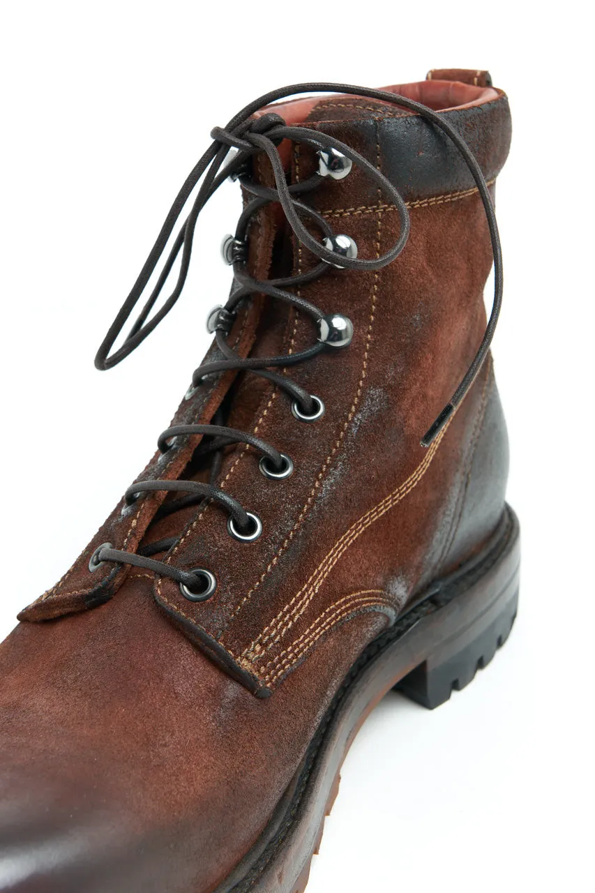 Silvano Sassetti Travel Boot Roughout Marrone