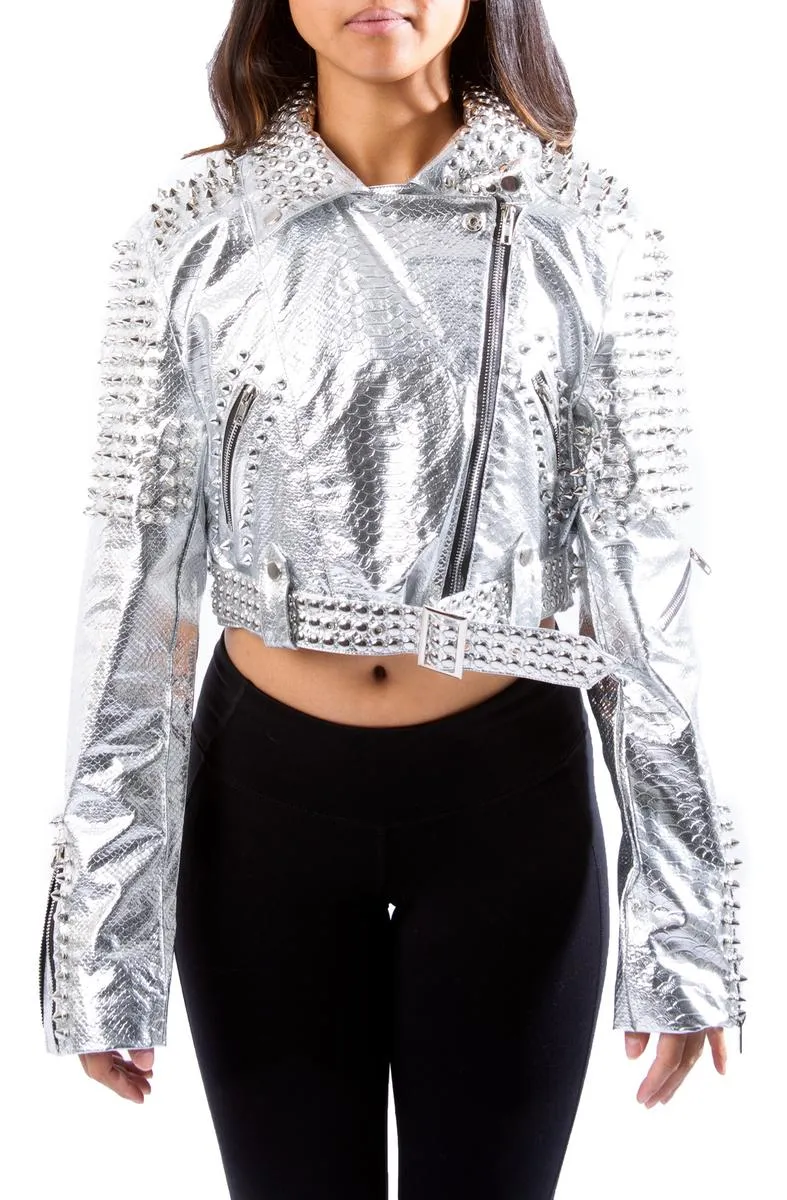 Silver Studded Jacket