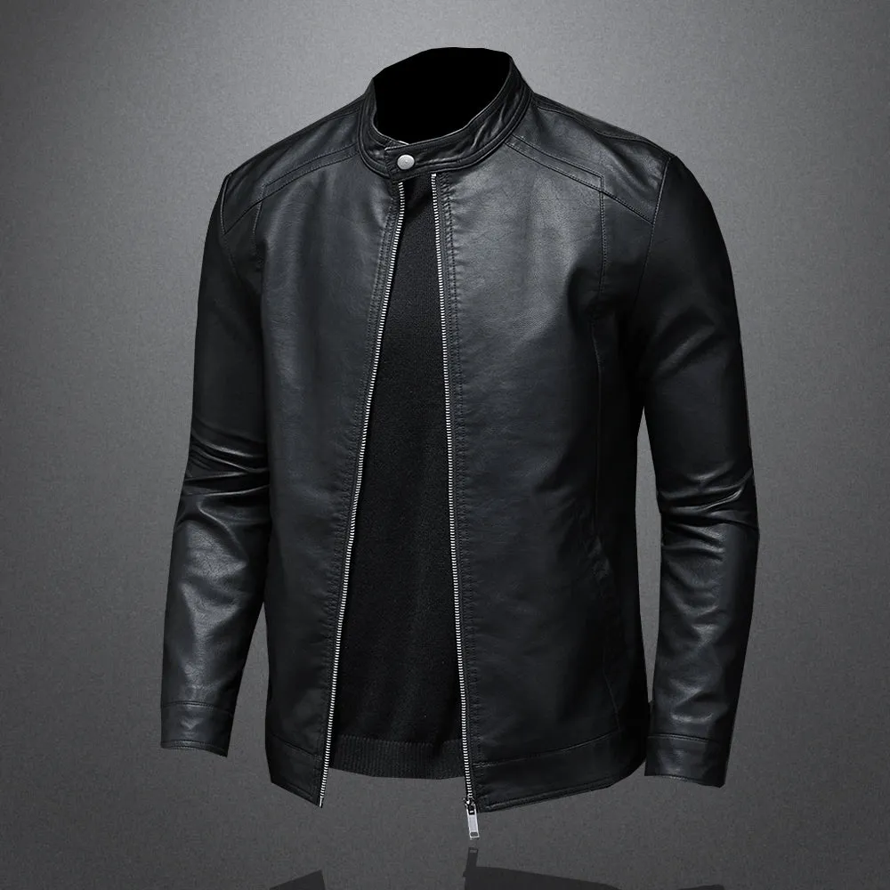 Sleek men's moto jacket