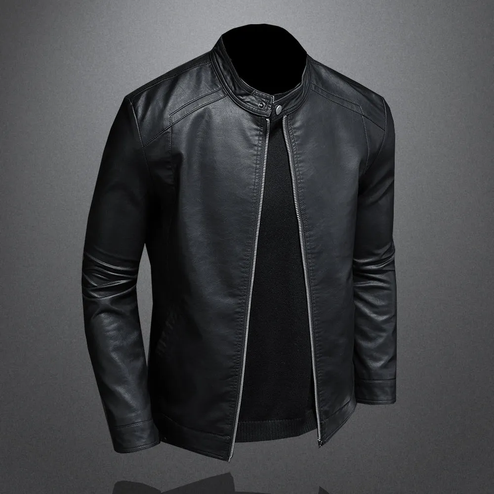 Sleek men's moto jacket