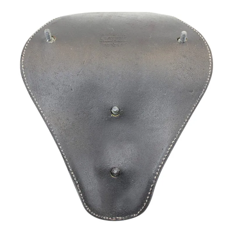 Snub Nose Leather High Back Solo Seat (Black)