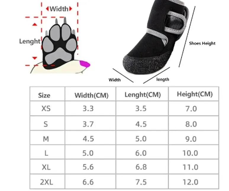 Soft Waterproof Pet Shoes