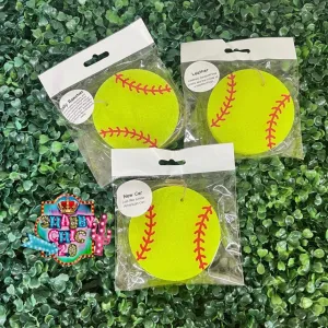 Softball Car Freshies