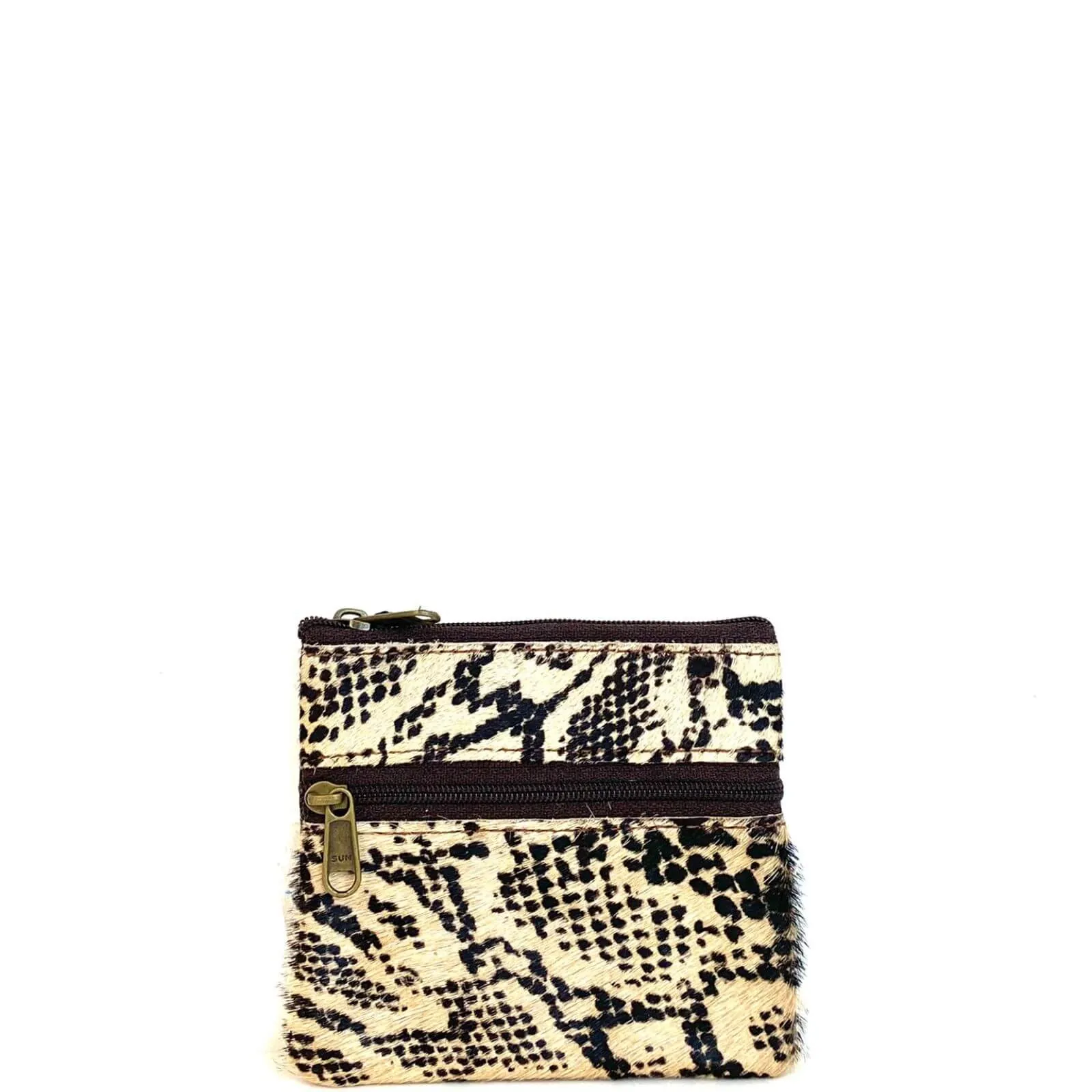 Soruka Ari Small Leather Zip Purse - Snake Phyton (assorted)