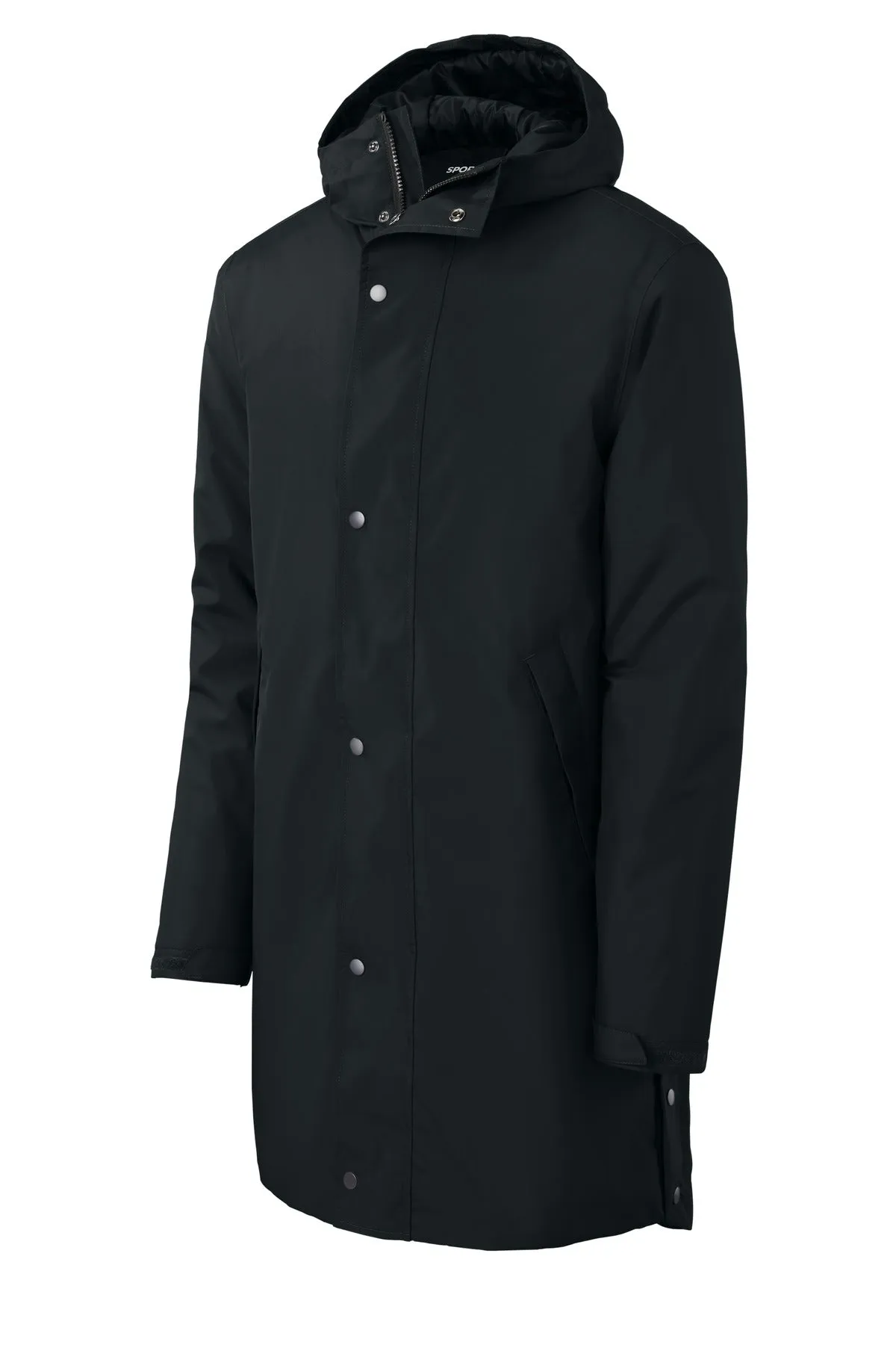 Sport-Tek Waterproof Insulated Sideline Parka JST55 Black