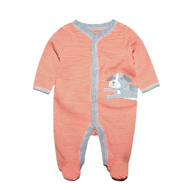 Spring Autumn Baby Romper 100% Cotton Newborn Baby Clothes Long Sleeve Baby Girl Clothing Cartoon Jumpsuit Infant Clothes