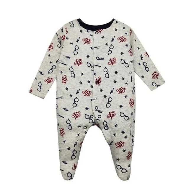 Spring Autumn Baby Romper 100% Cotton Newborn Baby Clothes Long Sleeve Baby Girl Clothing Cartoon Jumpsuit Infant Clothes