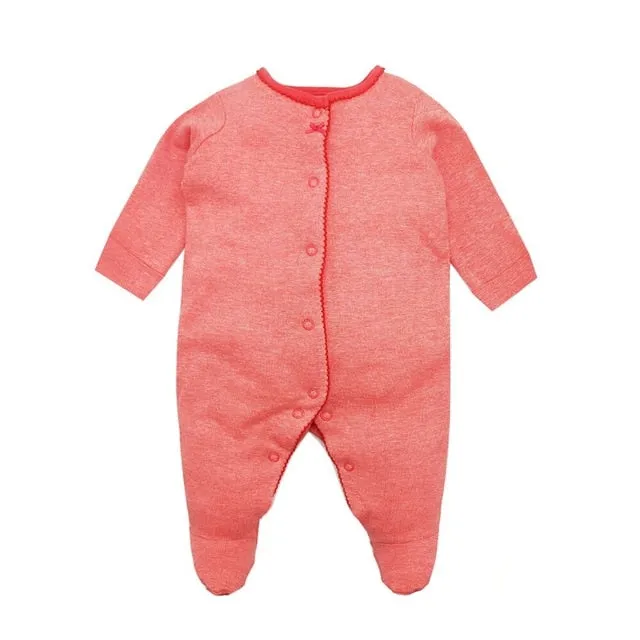 Spring Autumn Baby Romper 100% Cotton Newborn Baby Clothes Long Sleeve Baby Girl Clothing Cartoon Jumpsuit Infant Clothes