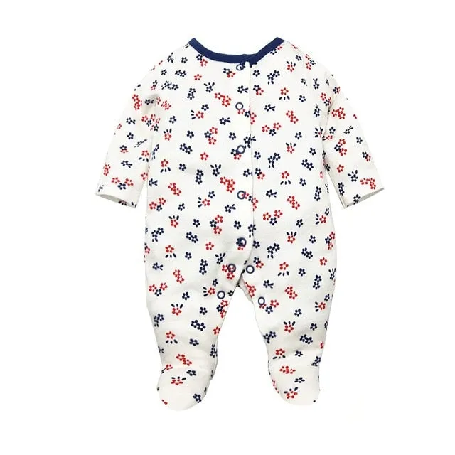 Spring Autumn Baby Romper 100% Cotton Newborn Baby Clothes Long Sleeve Baby Girl Clothing Cartoon Jumpsuit Infant Clothes