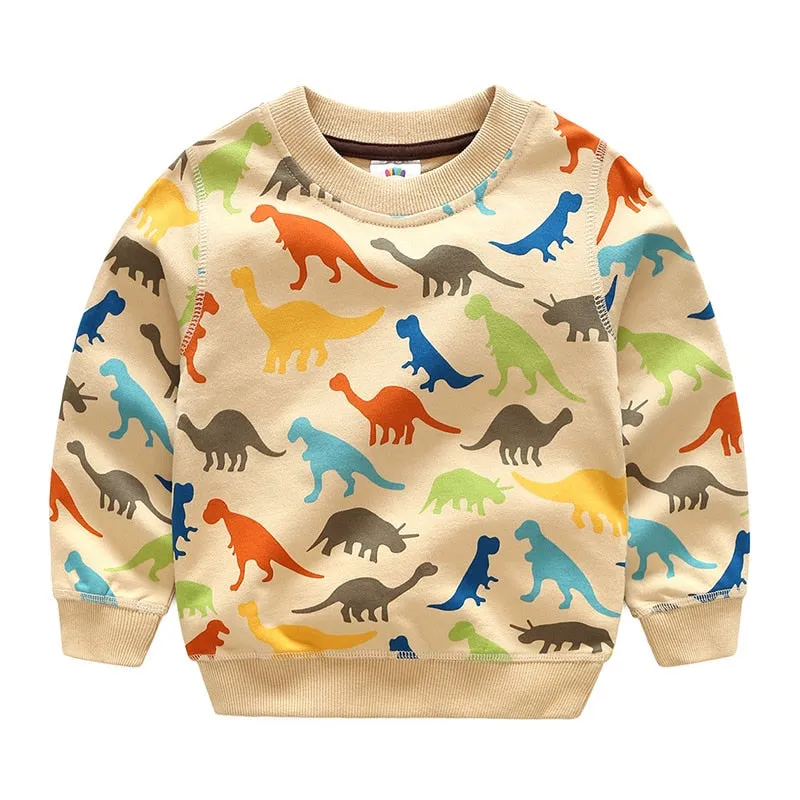 Spring Autumn Long Sleeve Sweatshirt for Boys