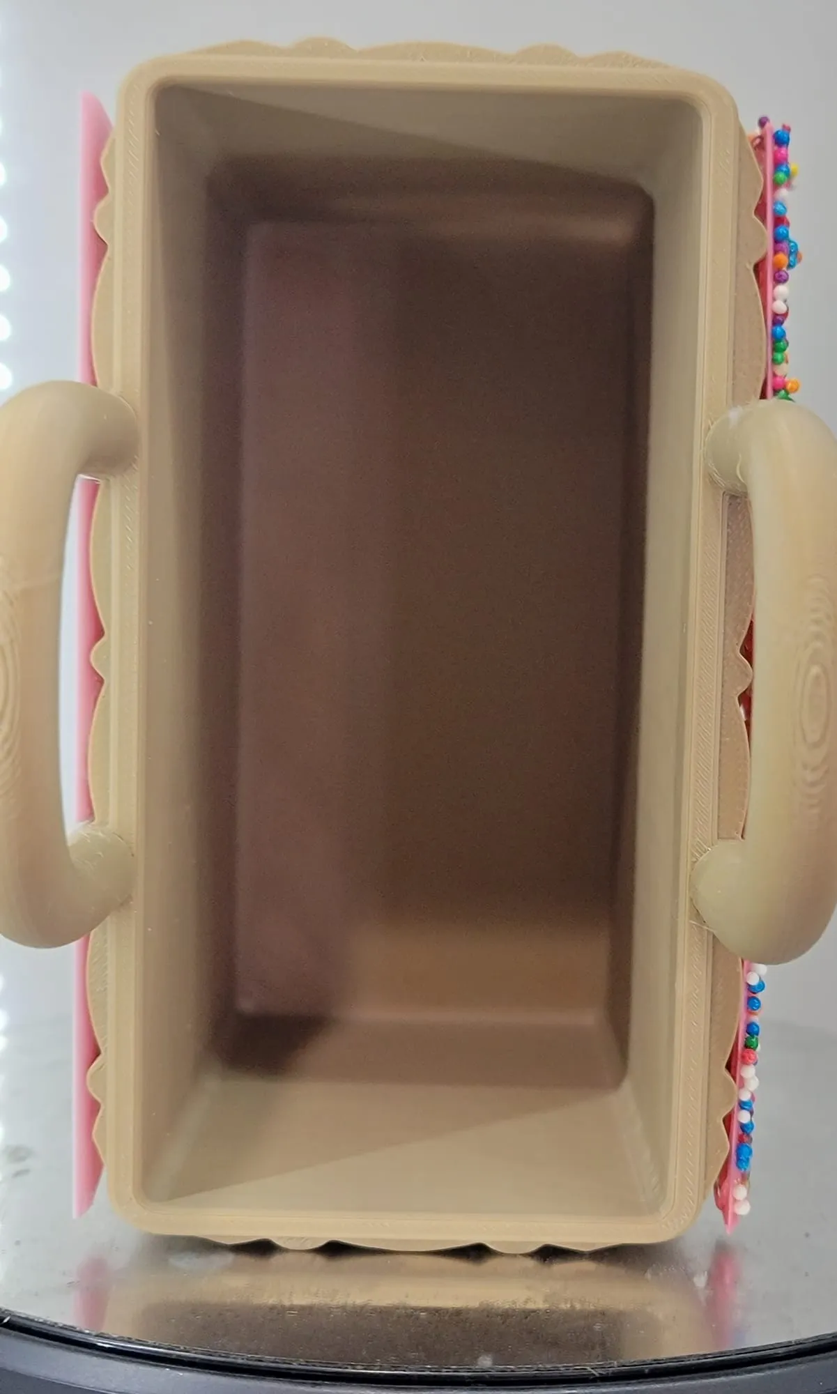 Sprinkles Ice Cream Woven Bag 3D-Printed Makeup Holder
