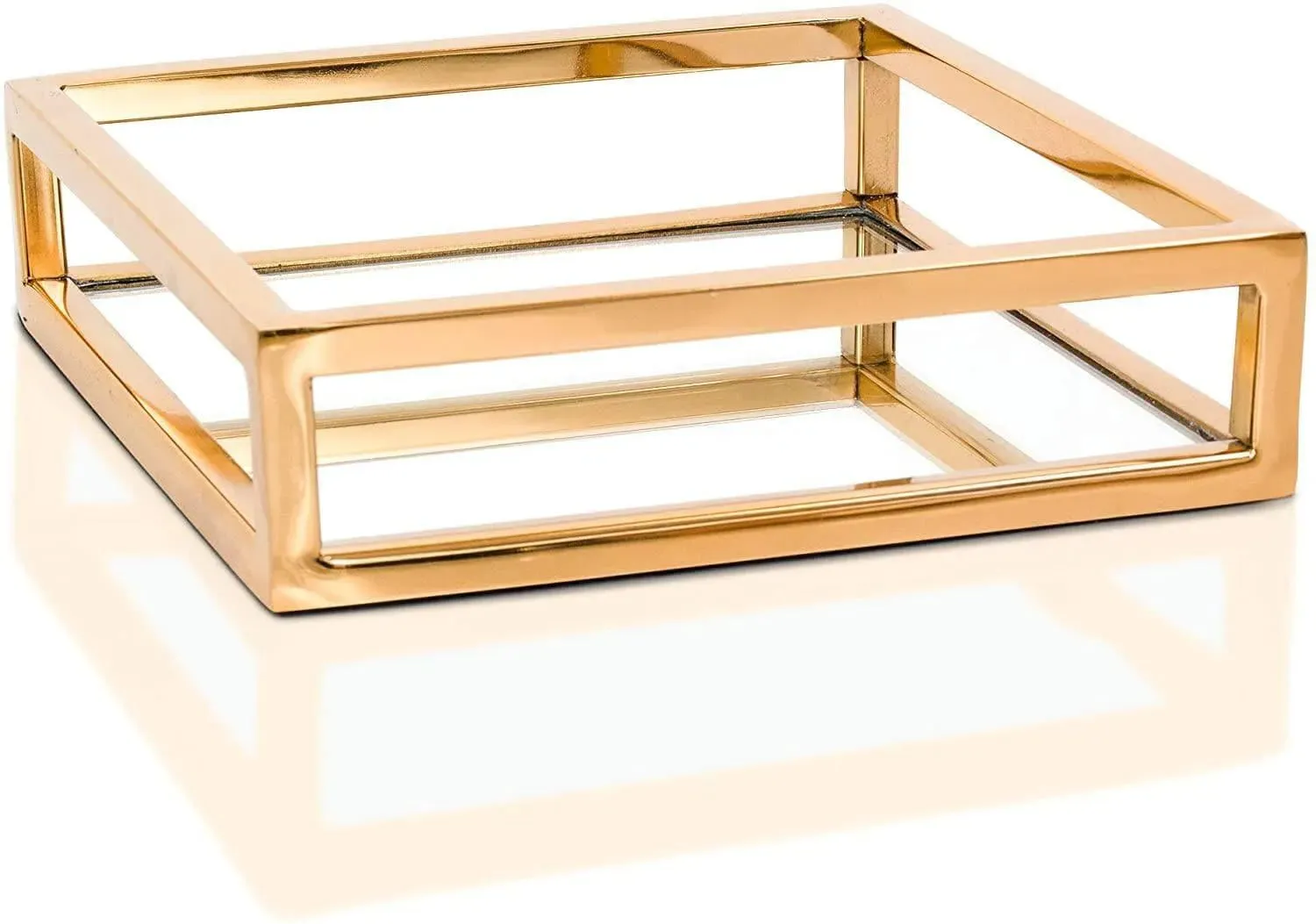 Stainless Steel Square Vanity Tray