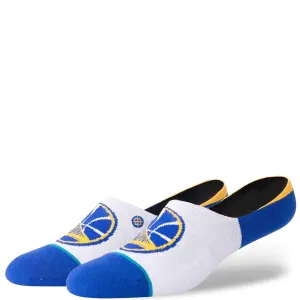 Stance NBA Arena Warriors Super Invisible/No Show Ankle Socks - White