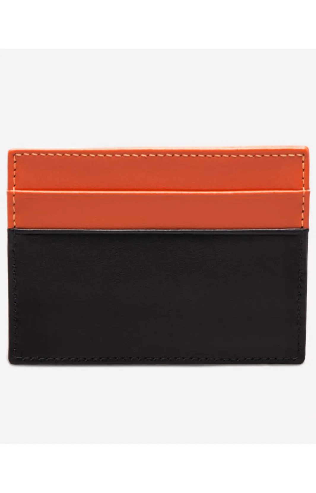 STERLING FLAT CREDIT CARD CASE - ORANGE