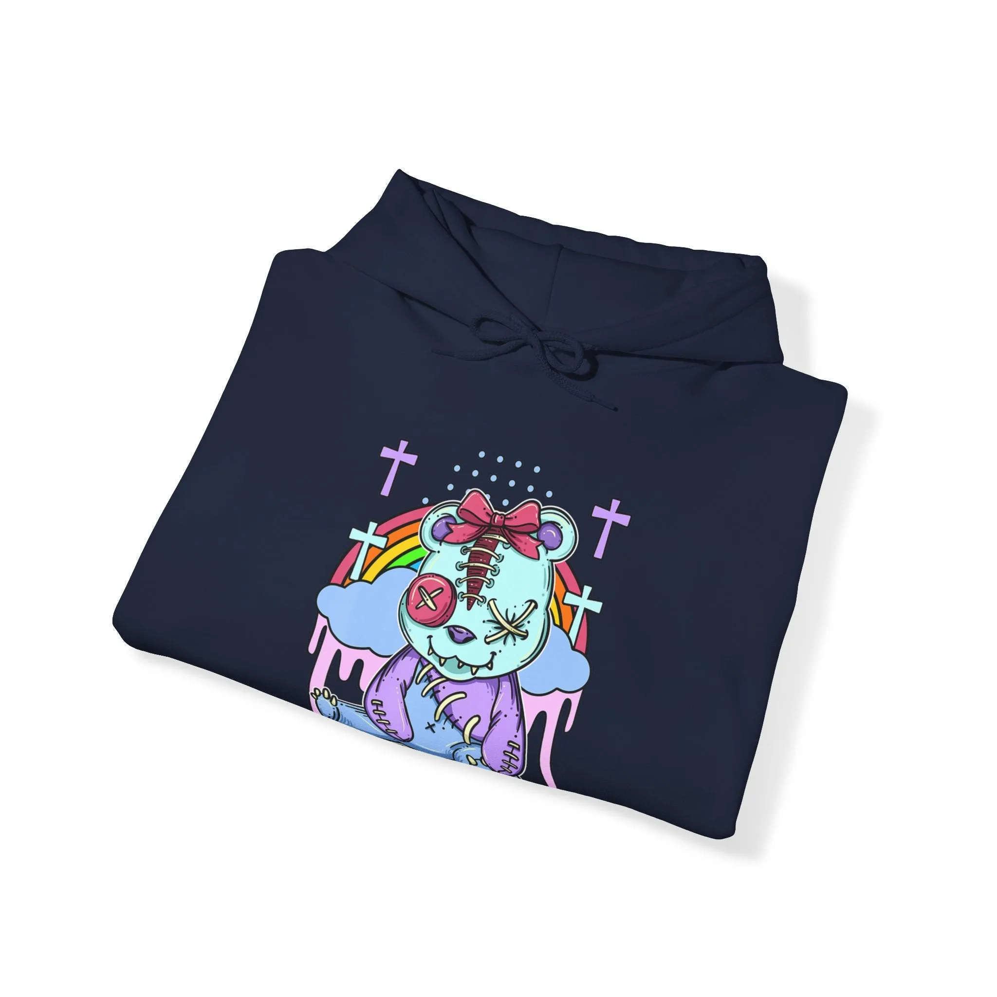 Stitched Eyes Teddy Bear Hoodie