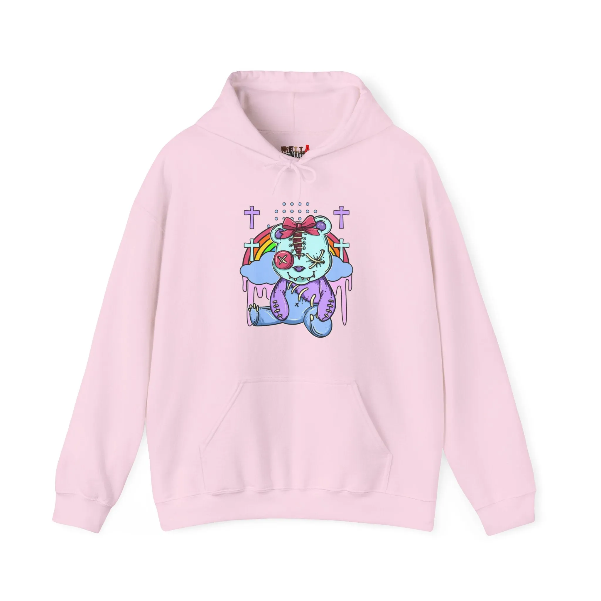 Stitched Eyes Teddy Bear Hoodie