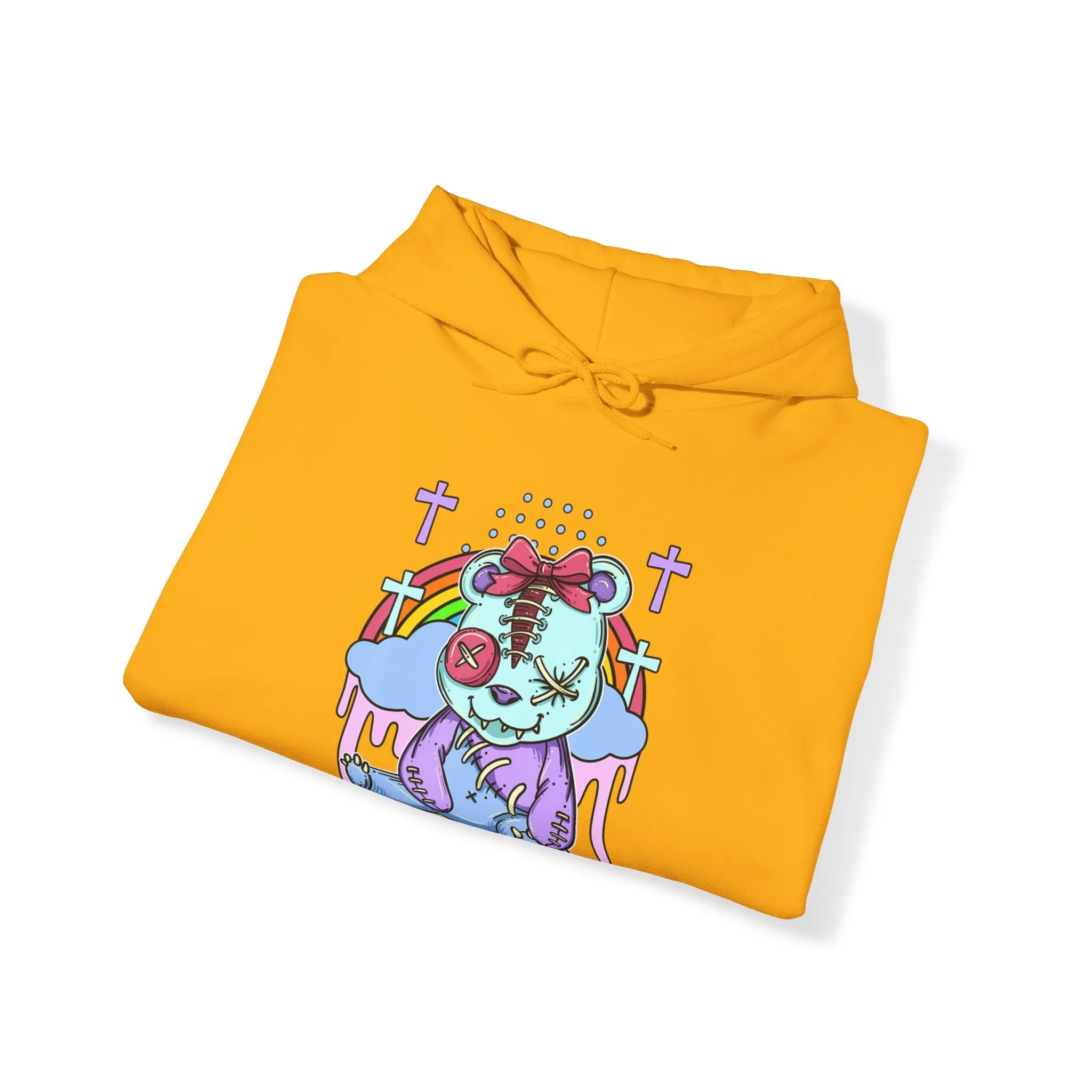 Stitched Eyes Teddy Bear Hoodie