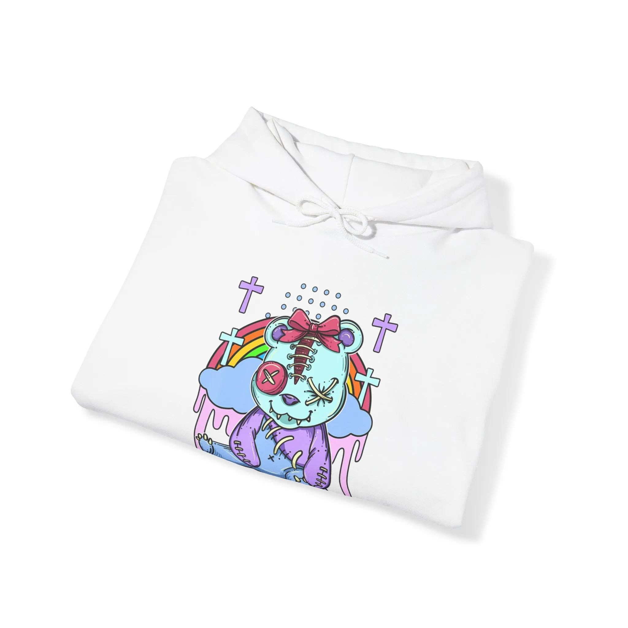 Stitched Eyes Teddy Bear Hoodie