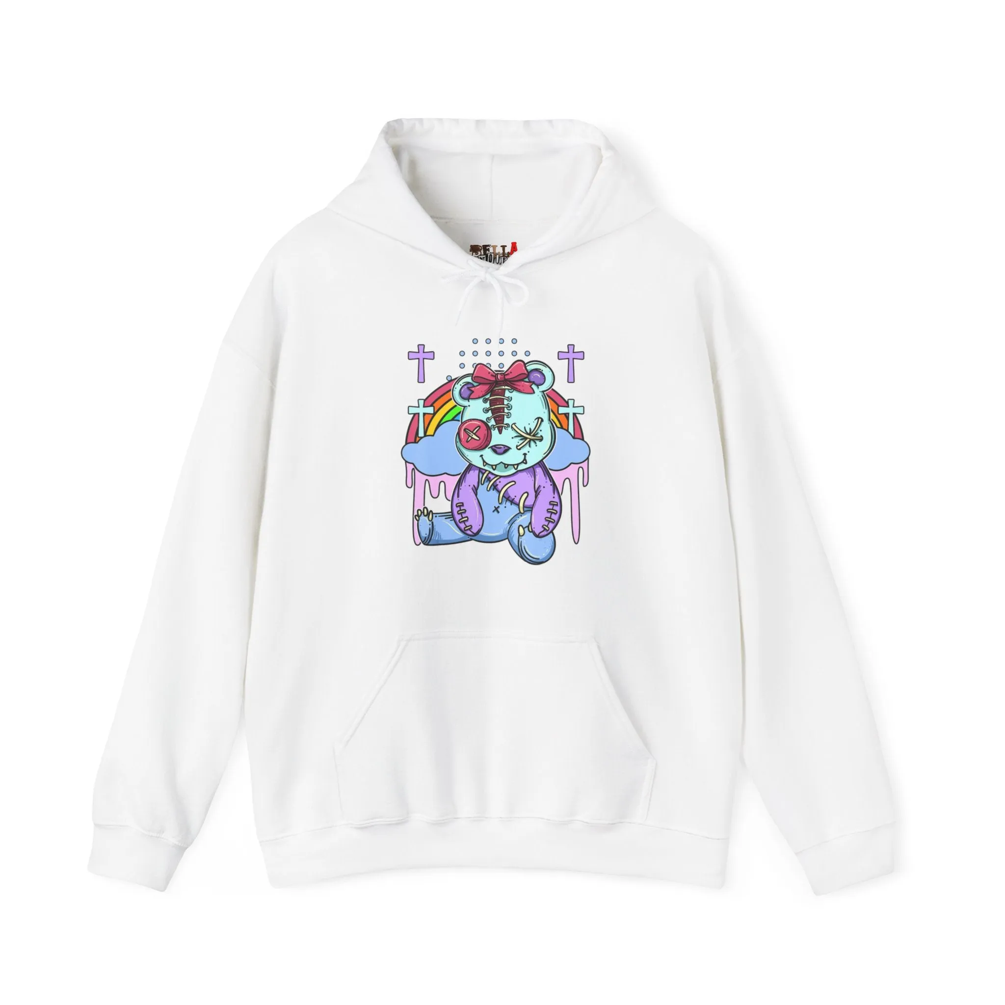 Stitched Eyes Teddy Bear Hoodie