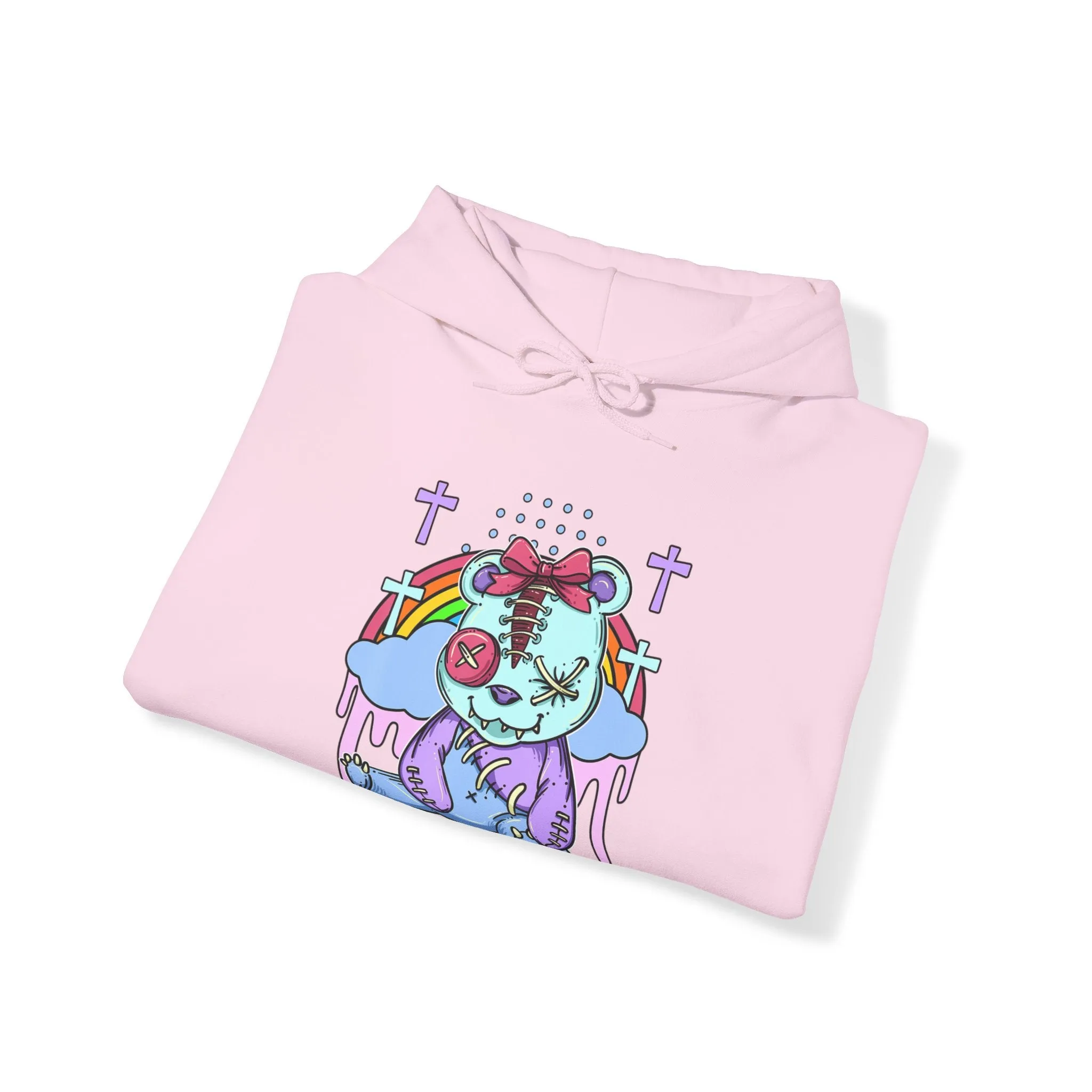Stitched Eyes Teddy Bear Hoodie