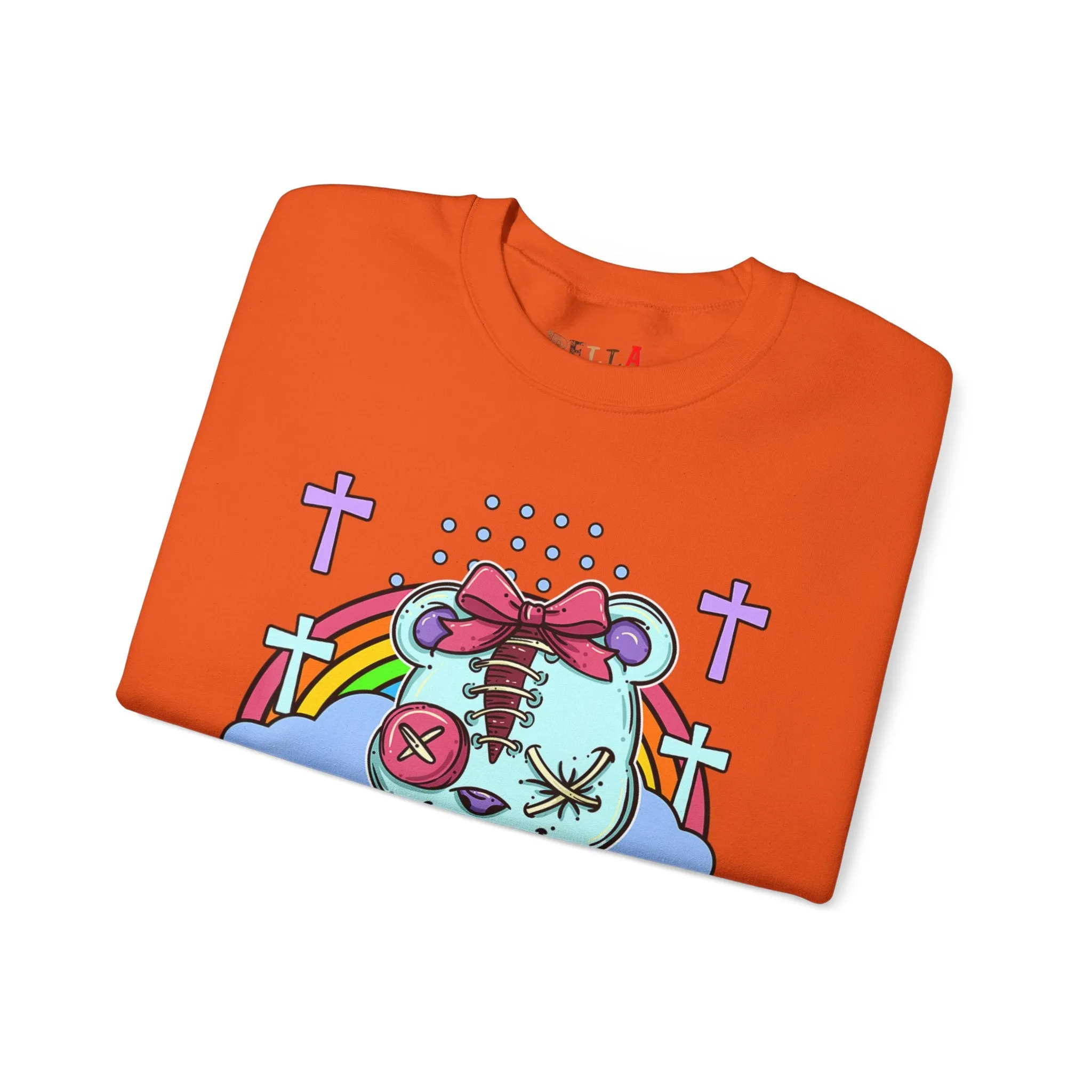 Stitched Eyes Teddy Bear Sweatshirt