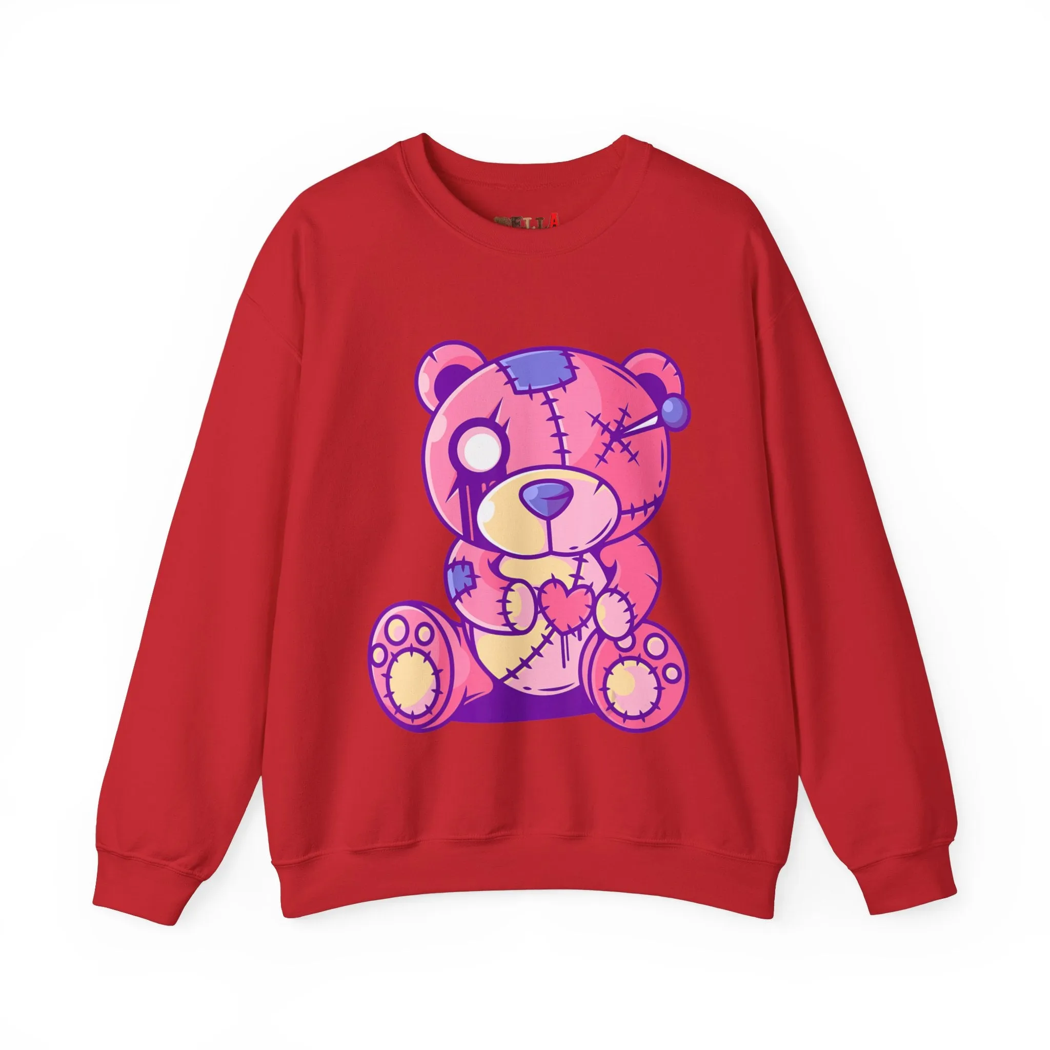 Stitched Teddy Bear Sweatshirt