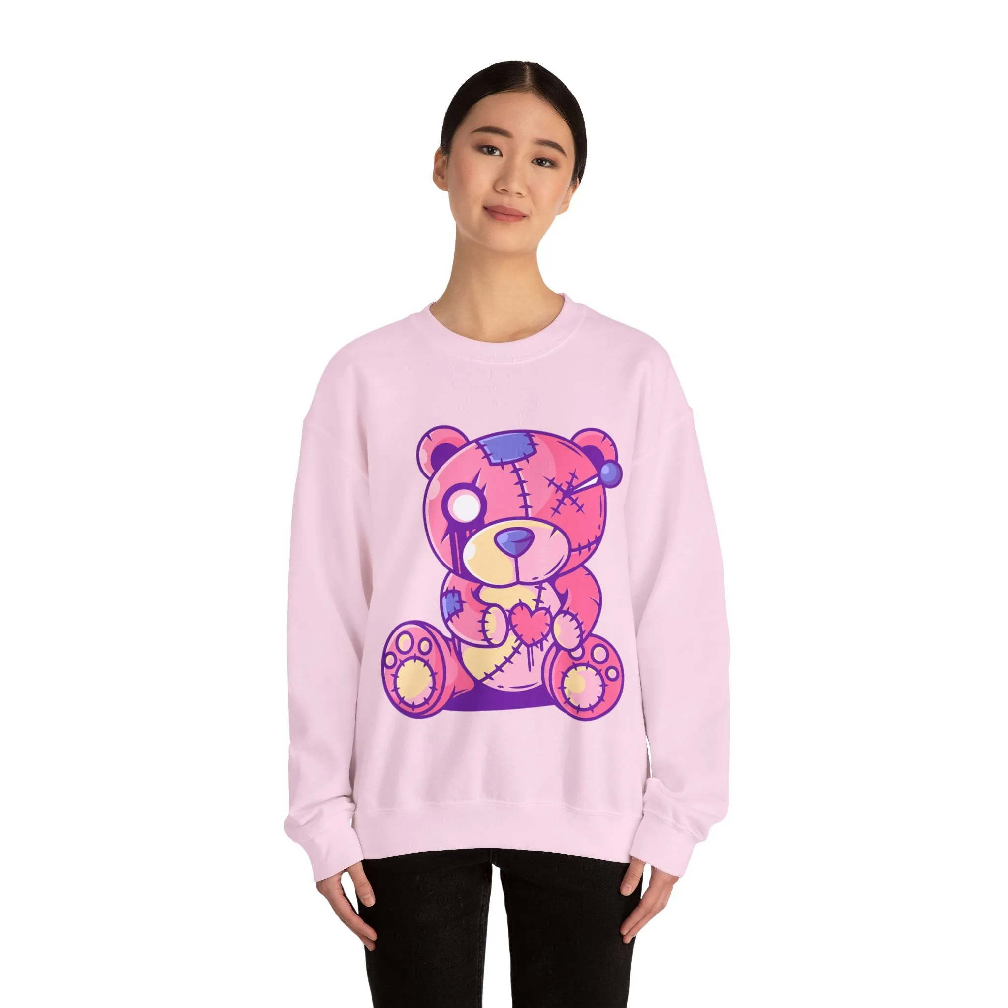 Stitched Teddy Bear Sweatshirt