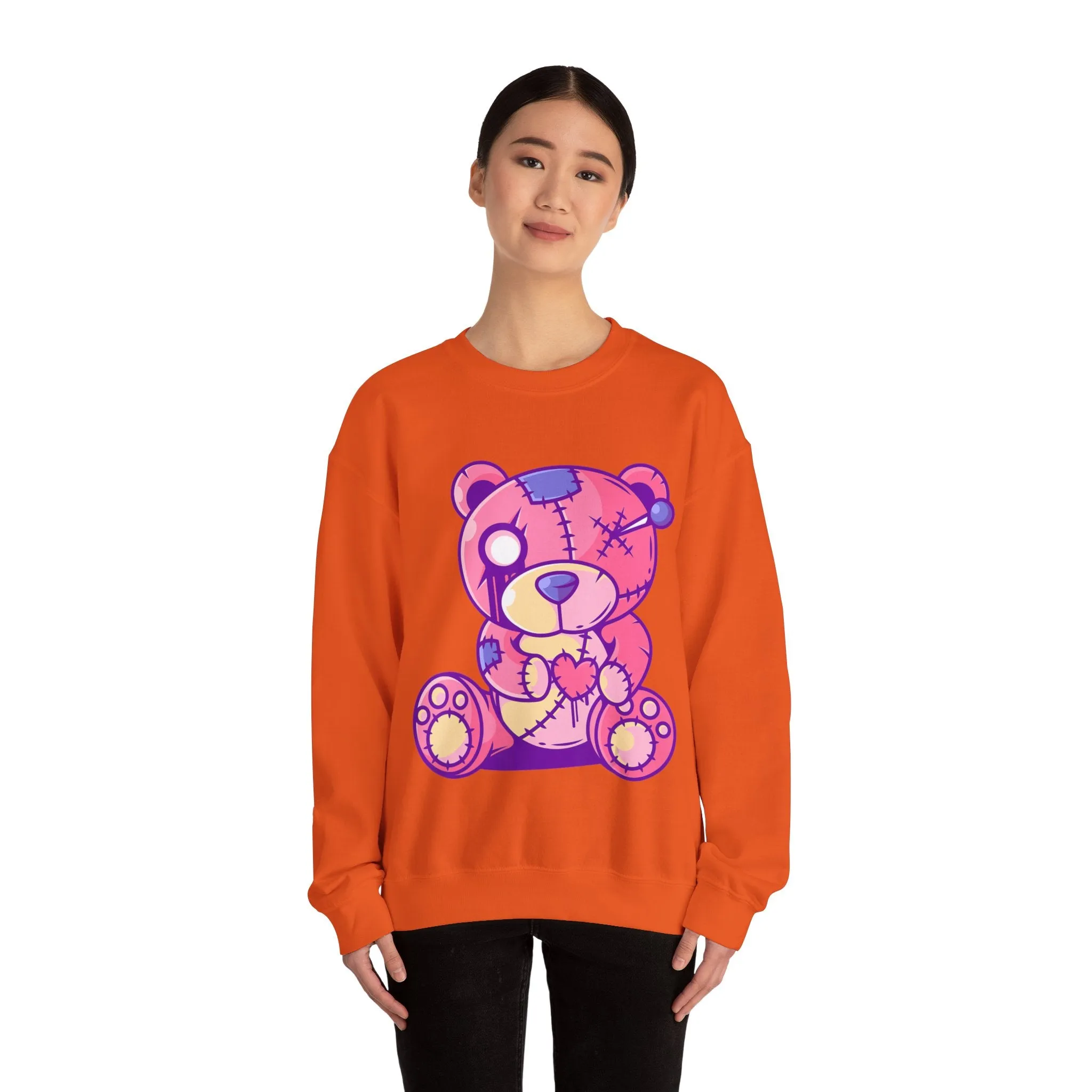 Stitched Teddy Bear Sweatshirt