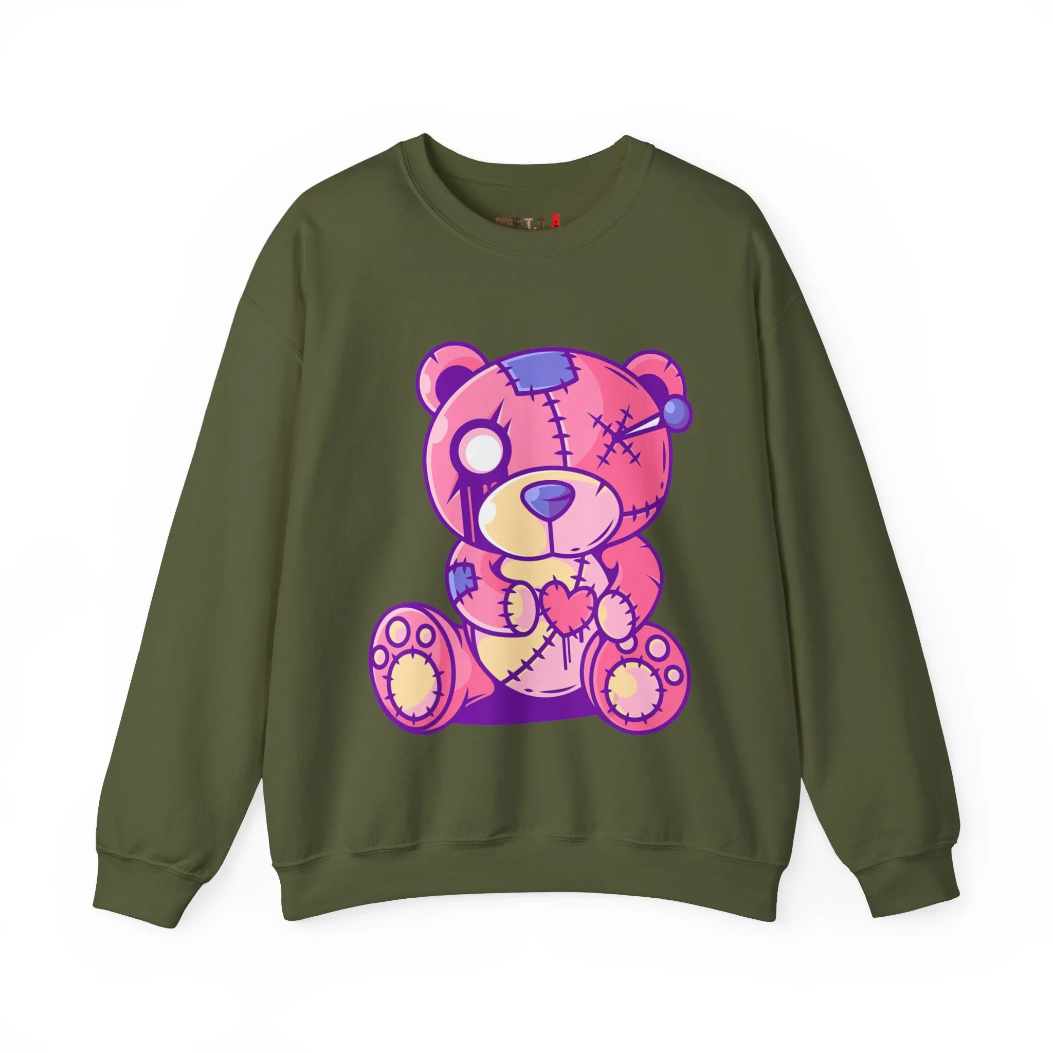 Stitched Teddy Bear Sweatshirt