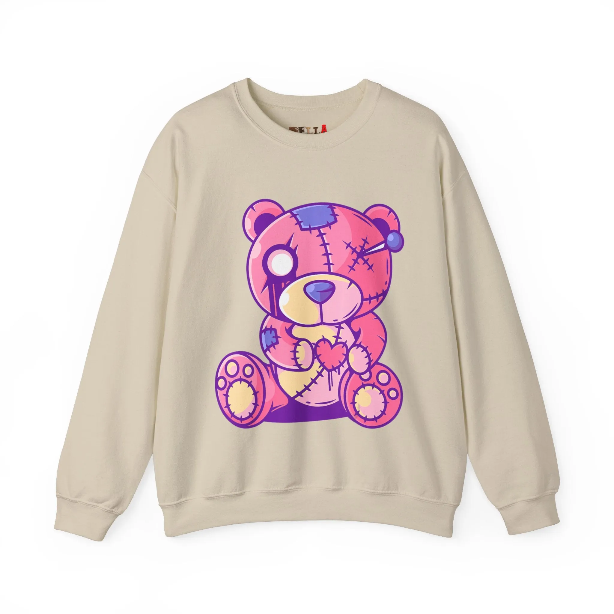 Stitched Teddy Bear Sweatshirt