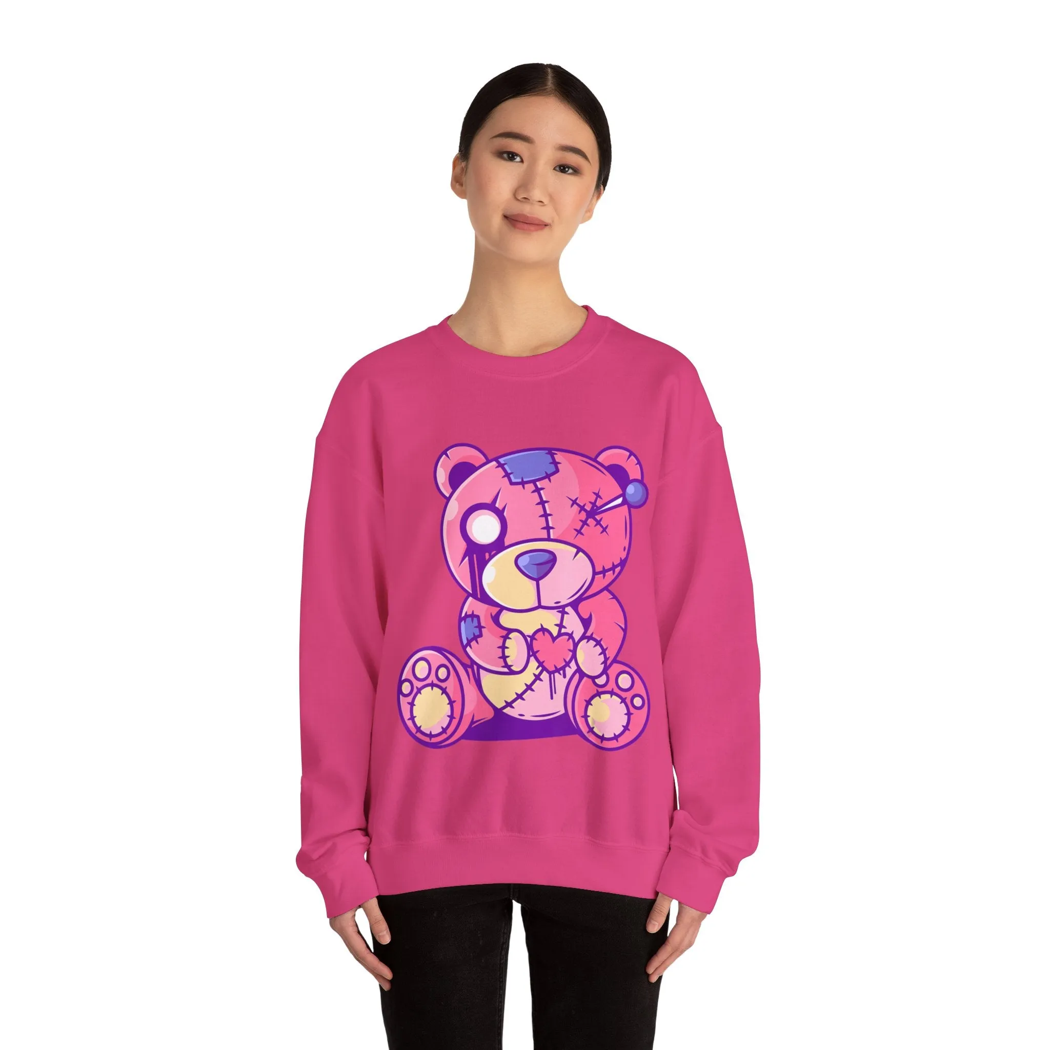 Stitched Teddy Bear Sweatshirt