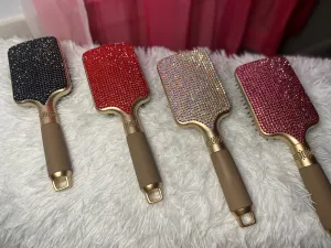 Studded Rhinestone Bling Brush
